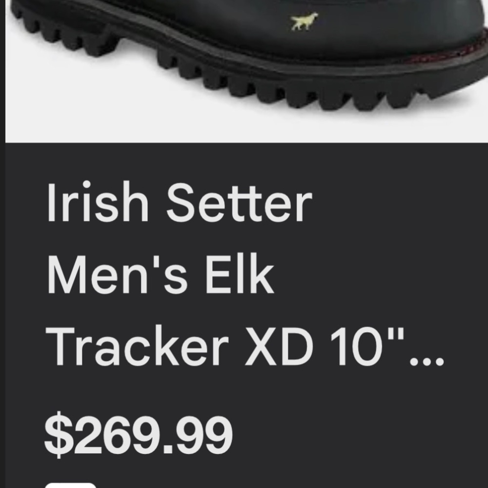 Irish Setter Elk Tracker boots